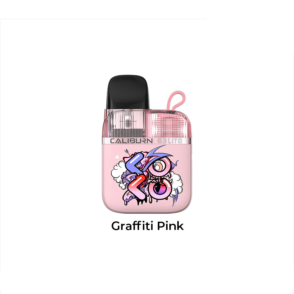 uwell caliburn g3 koko graffiti pink color pod device